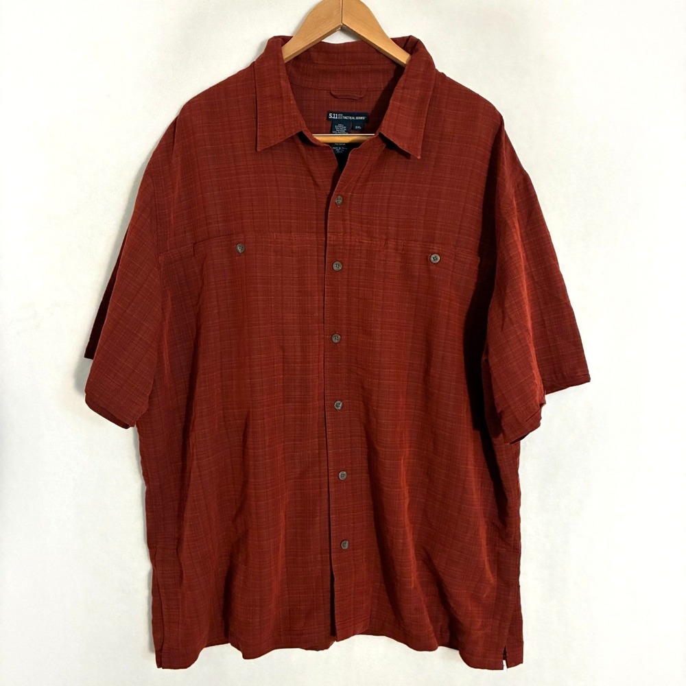 5.11 Tactical Covert Casual Plaid Shirt Mens 2XL Concealed Carry Gorpcore 511